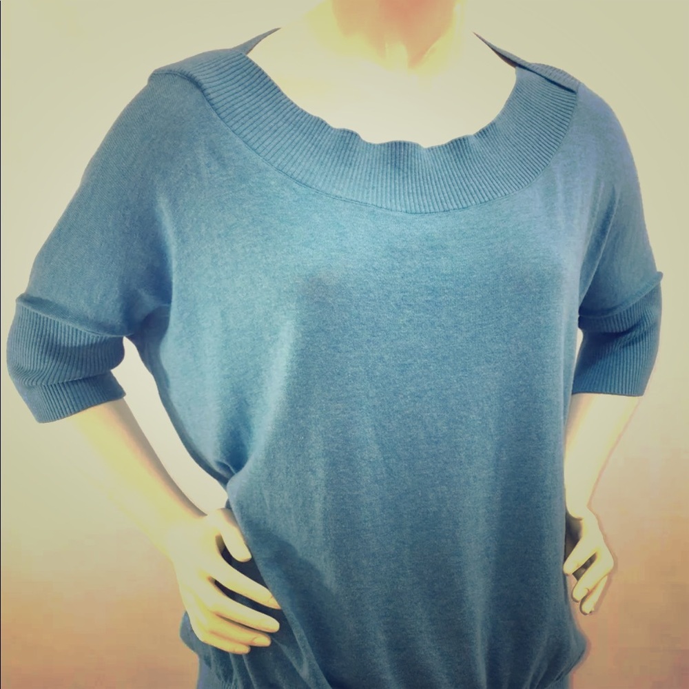 Cabi cornflower blue slouchy sweater